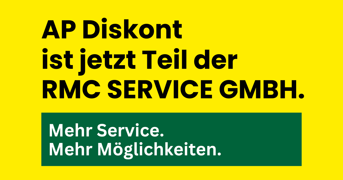 RMC übernimmt AP Diskont – mehr Service und Mobilität.