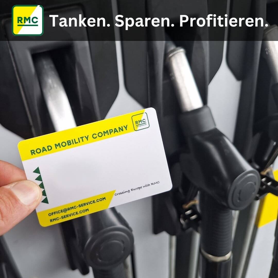 Kostenlose Tankkarte inklusive Mautzahlungsmöglichkeit | RMC | Österreich - Deutschland - Europa